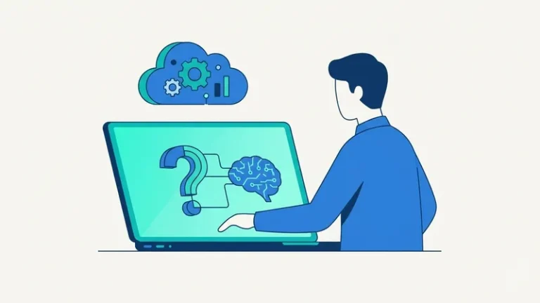 pertanyaan tentang artificial intelligence - ilustrasi konsep utama