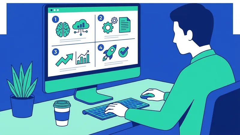 Grafik pertumbuhan dan adopsi teknologi AI di berbagai sektor industri