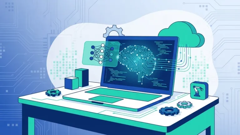 program ai - ilustrasi konsep utama