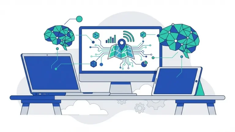 situs artificial intelligence - ilustrasi konsep utama