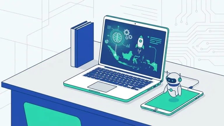 startup ai indonesia - ilustrasi konsep utama