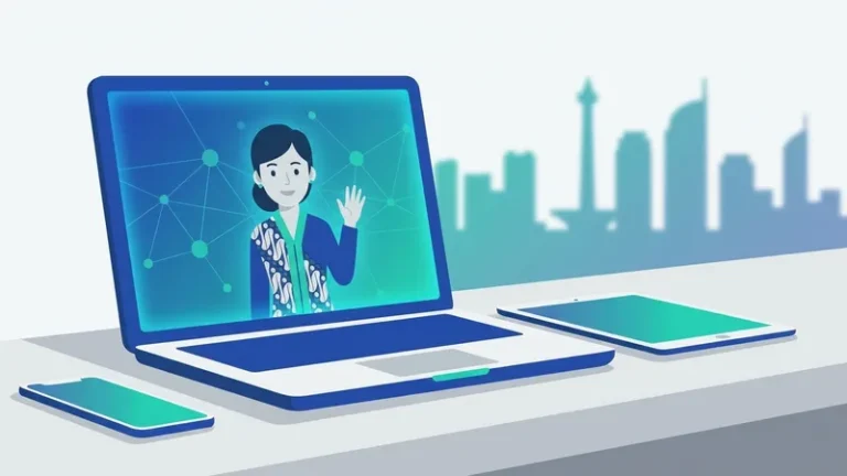 virtual influencer indonesia - ilustrasi konsep utama