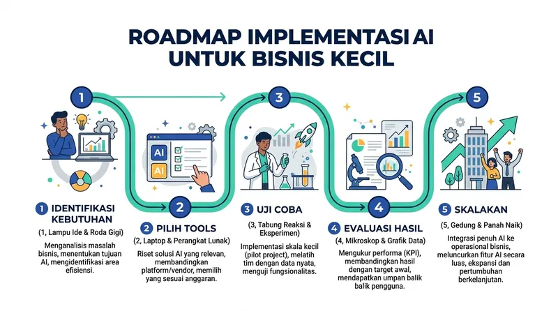 Roadmap implementasi AI untuk UMKM dalam 90 hari