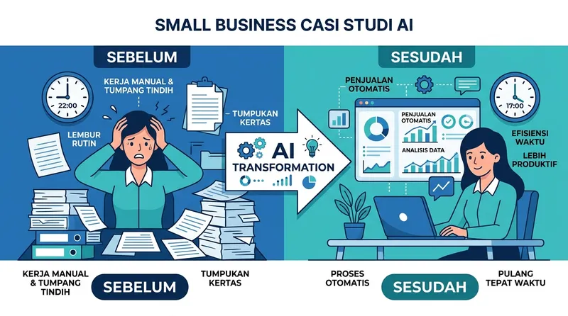 Studi kasus implementasi AI di Creativism digital agency