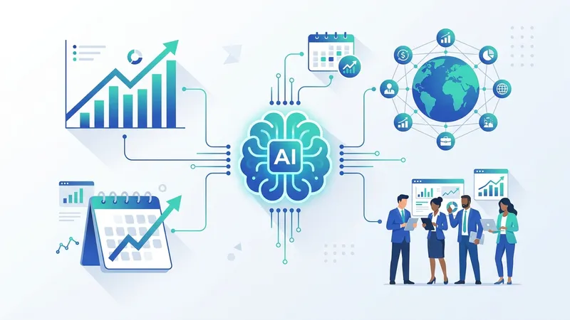AI untuk forecasting revenue memprediksi pendapatan bisnis dengan akurasi tinggi menggunakan machine learning dan dashboard analitik