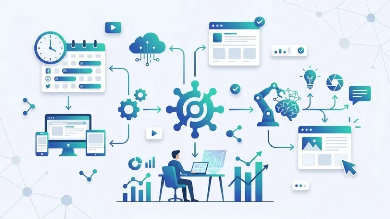 Automation untuk Social Media: Scheduling & Content AI