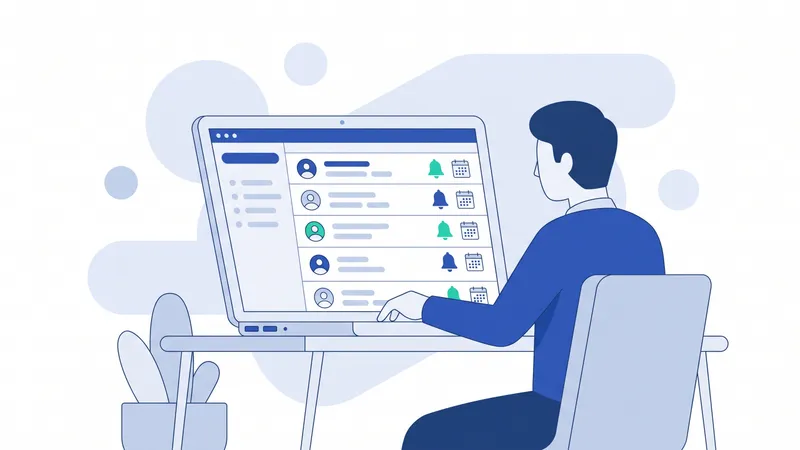 Mencatat kontak dan jadwal tindak lanjut networking