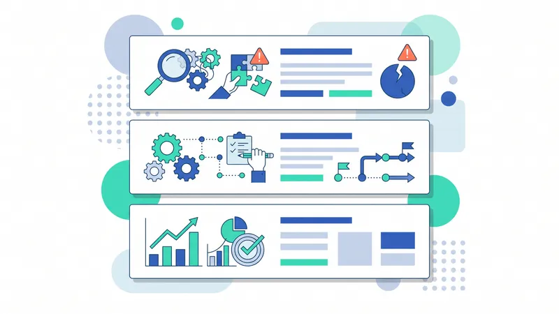 Struktur studi kasus portofolio dari masalah hingga hasil